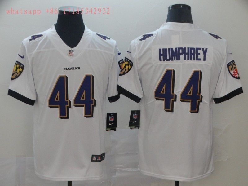 Baltimore Ravens Marlon Humphrey #44 2020 NFL White Jersey Jersey