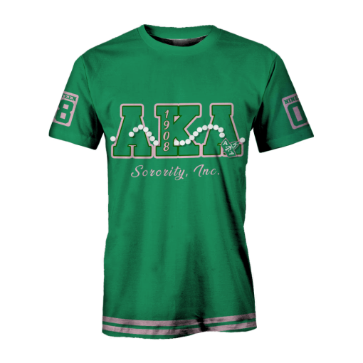 Alpha Kappa Alpha Aka Perfect Pearls Green Tshirt Hoodie