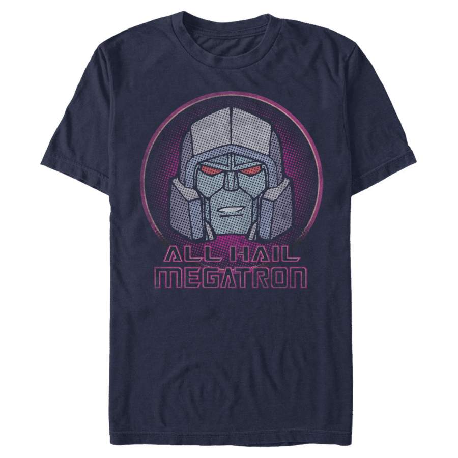 Transformers Men’s Megatron Hail the Leader  T-Shirt