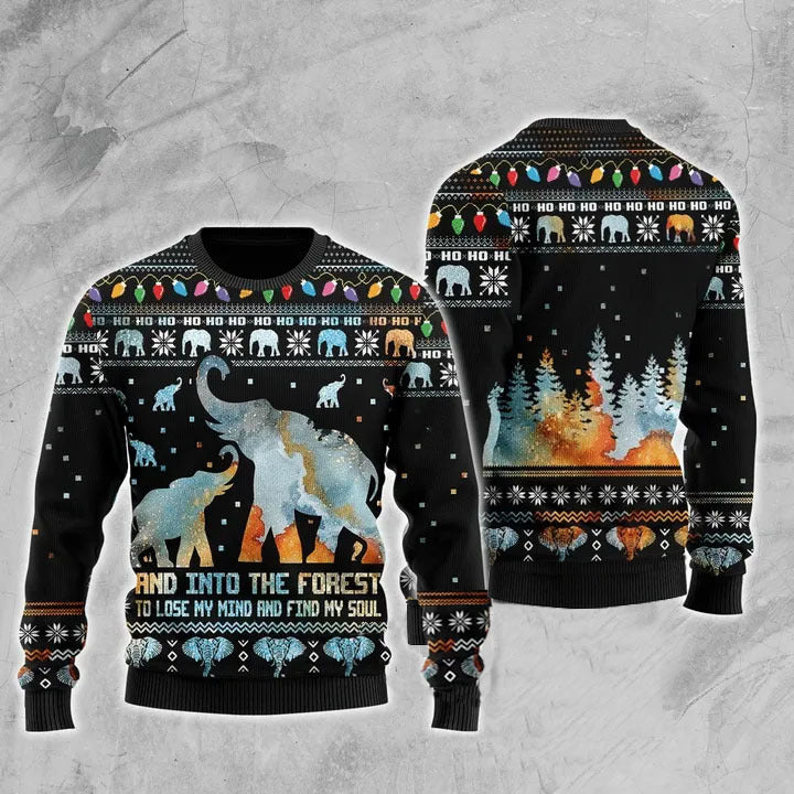 Elephant Ugly Christmas Sweater | Adult | Us2192