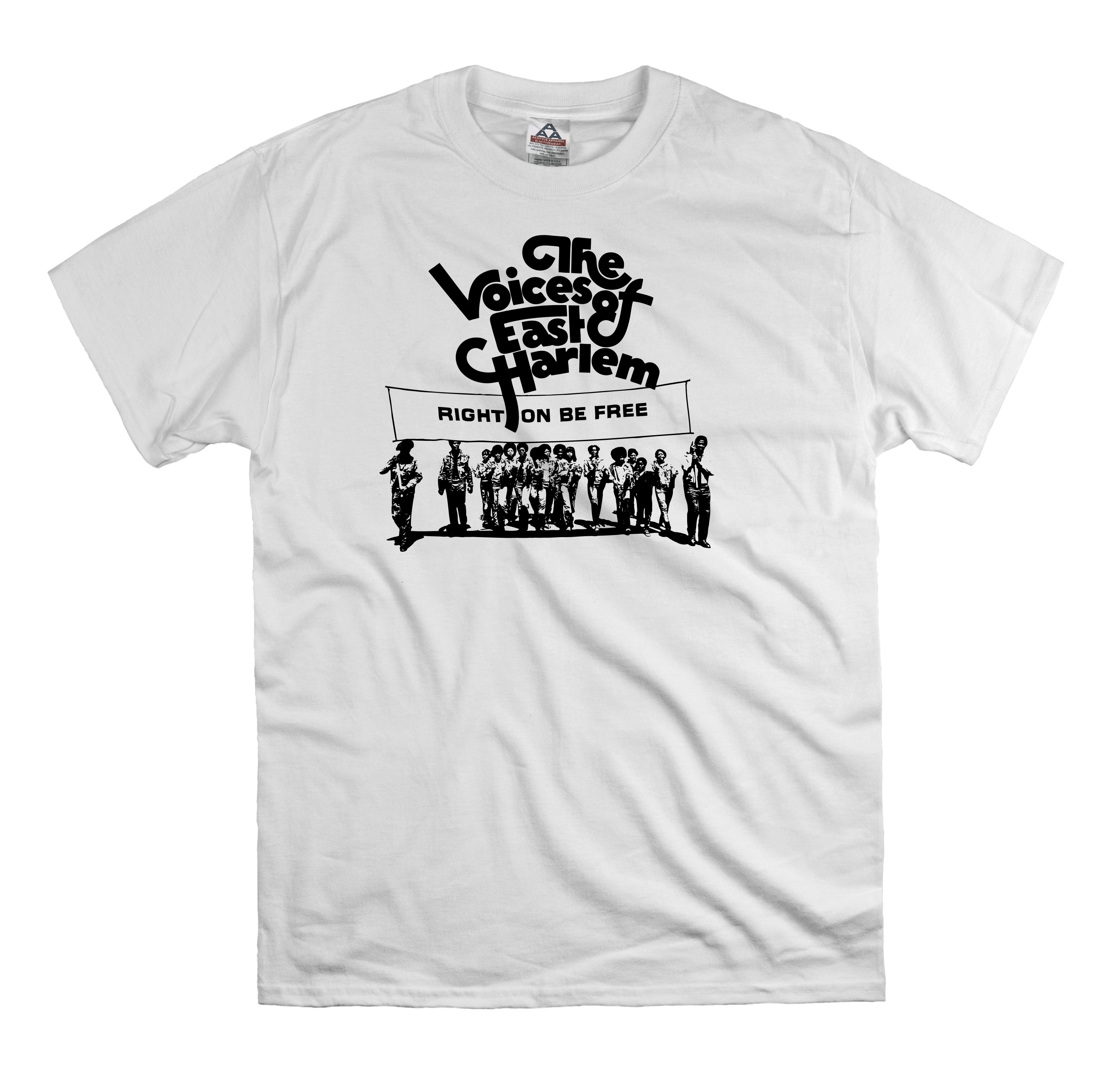 The Voices Of East Harlem T Shirt Rare Soul, Elektra Records, Record Collector Shirt, Right On Be Free