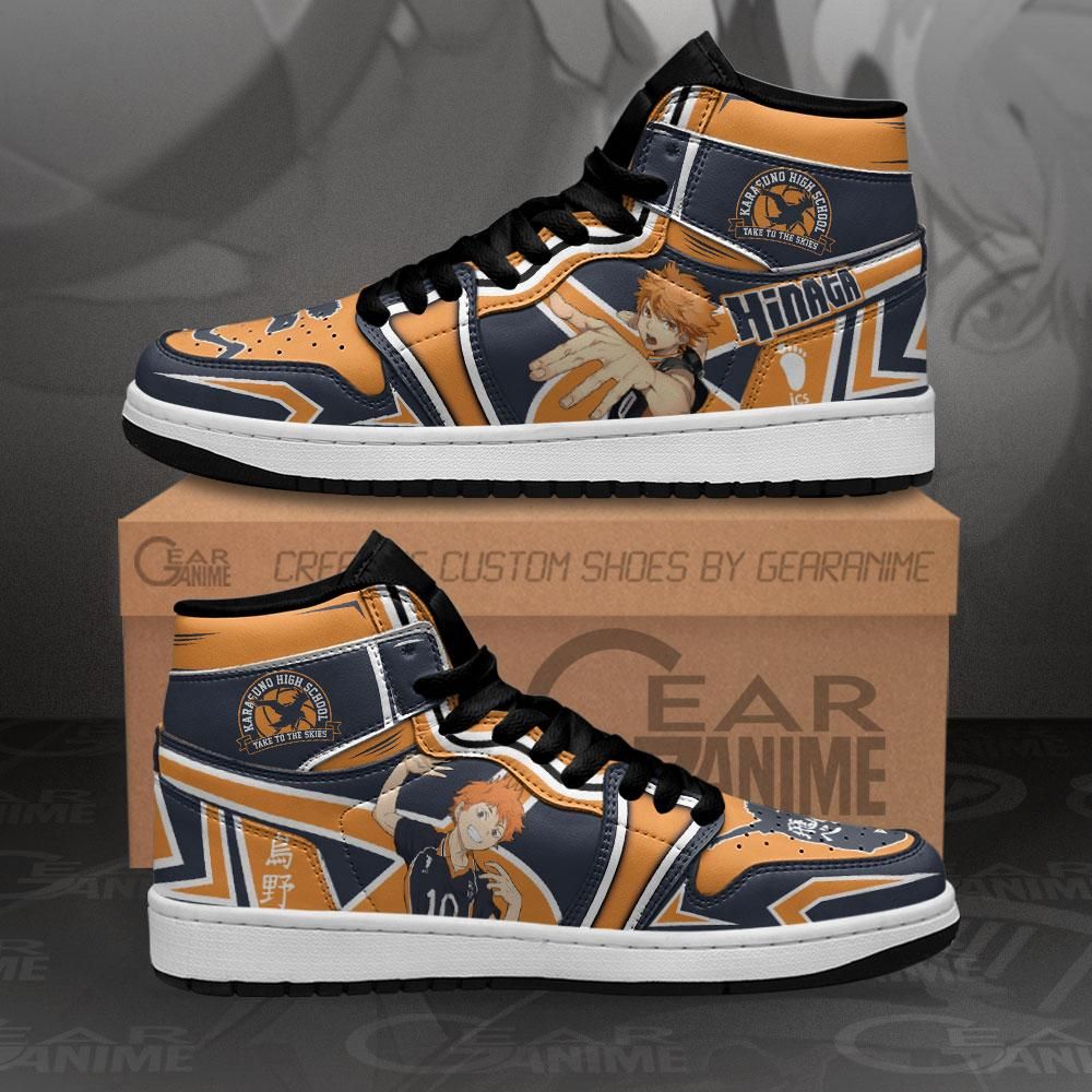 Karasuno Hinata Shoyo Haikyuu Anime Mn10 Air Jordan Shoes Sport Sneakers