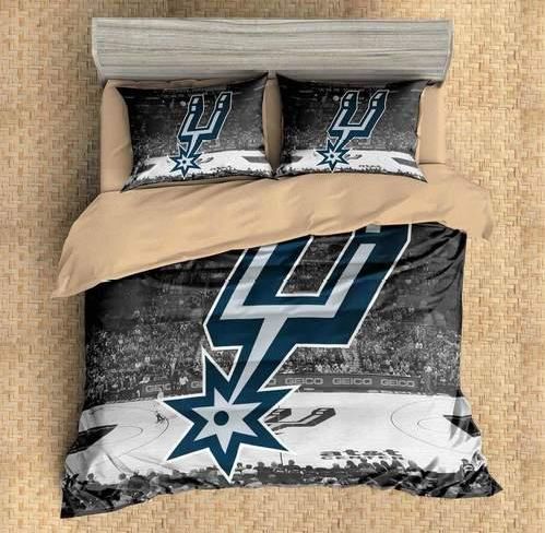 3D Customize San Antonio Spurs Bedding Set Duvet Cover SetBedroom Set