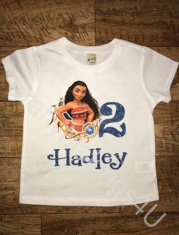 Moana Birthday Shirt Moana Personalied Birthday Shirt