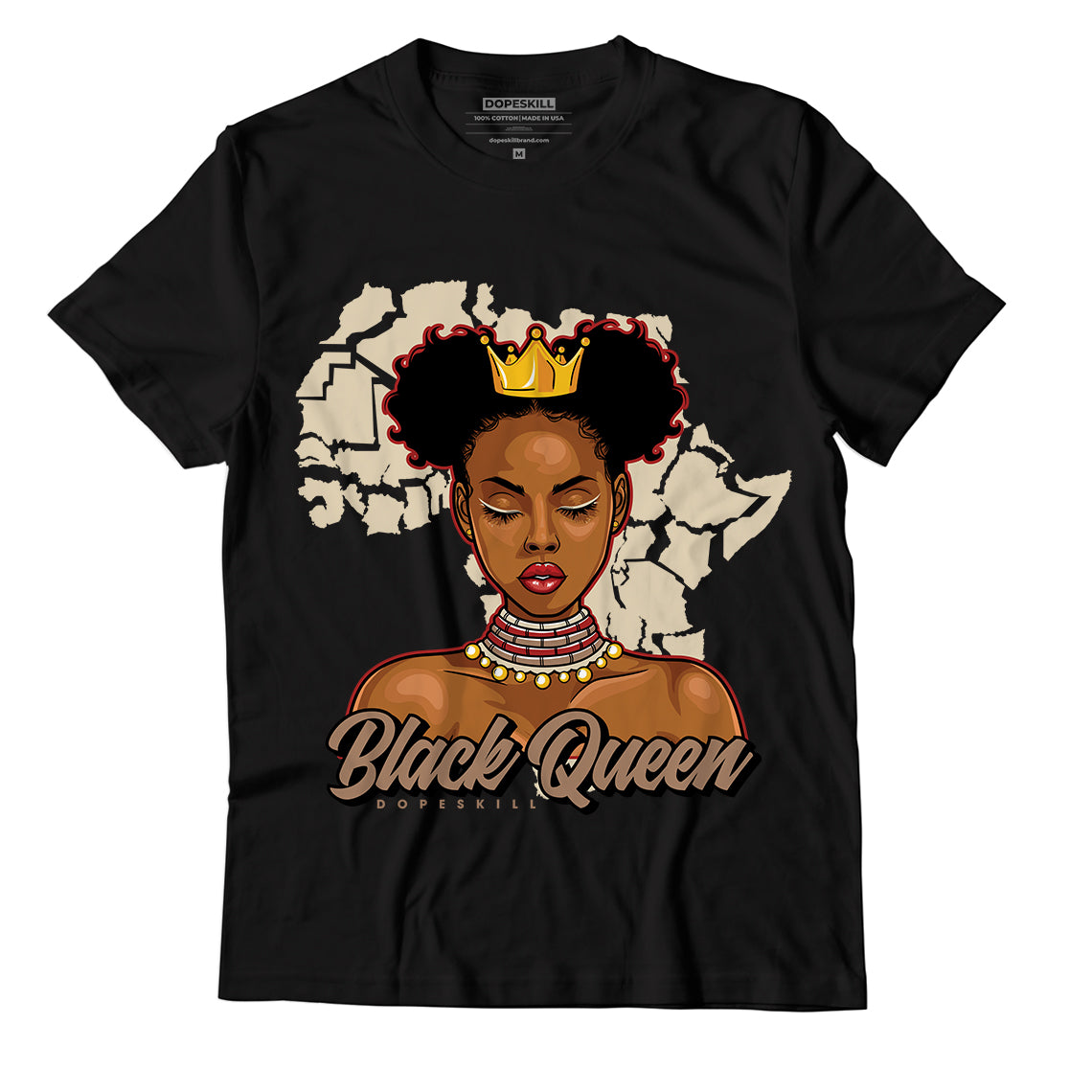 Jordan 8 Rui Hachimura Dopeskill T-Shirt Black Queen Graphic