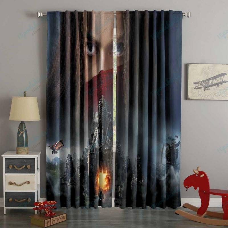 3D Printed Mortal Engines Style Custom Living Room Curtains