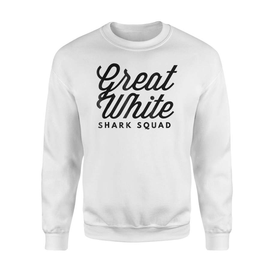 Cool Great White Shark Squad  Sweatshirt