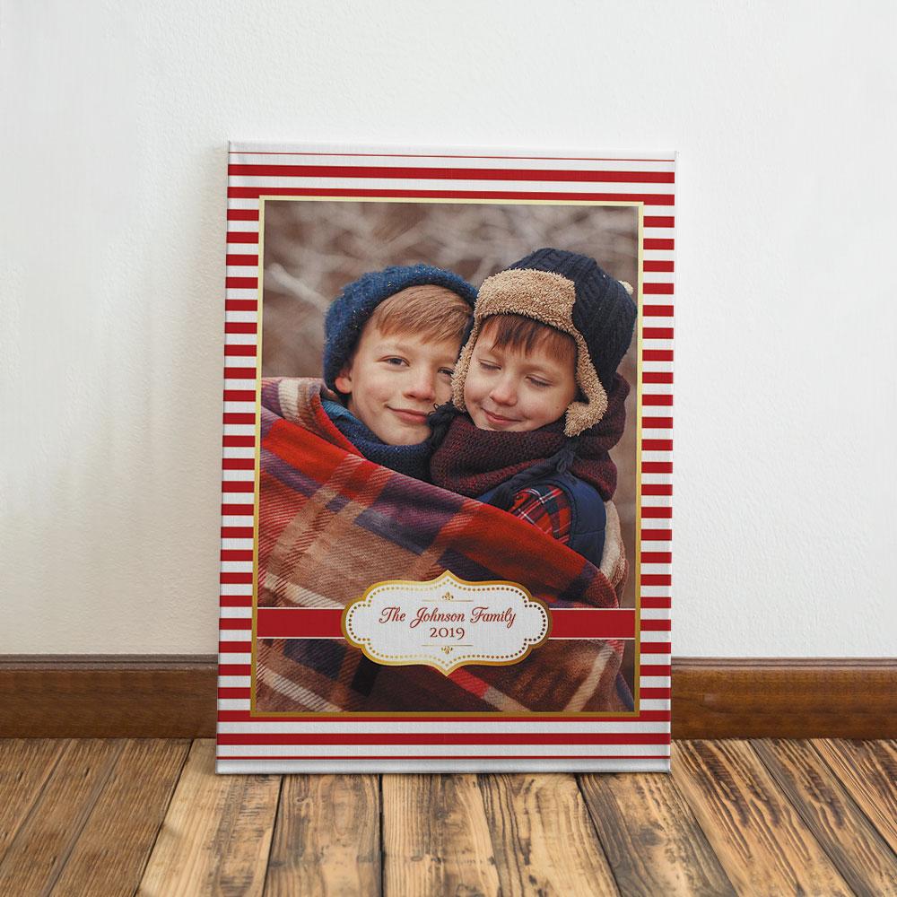 ViticStore™ Keep Memories, Customize Family Picture&Name – Christmas canvas for decor, family gift, home decor, christmas gift