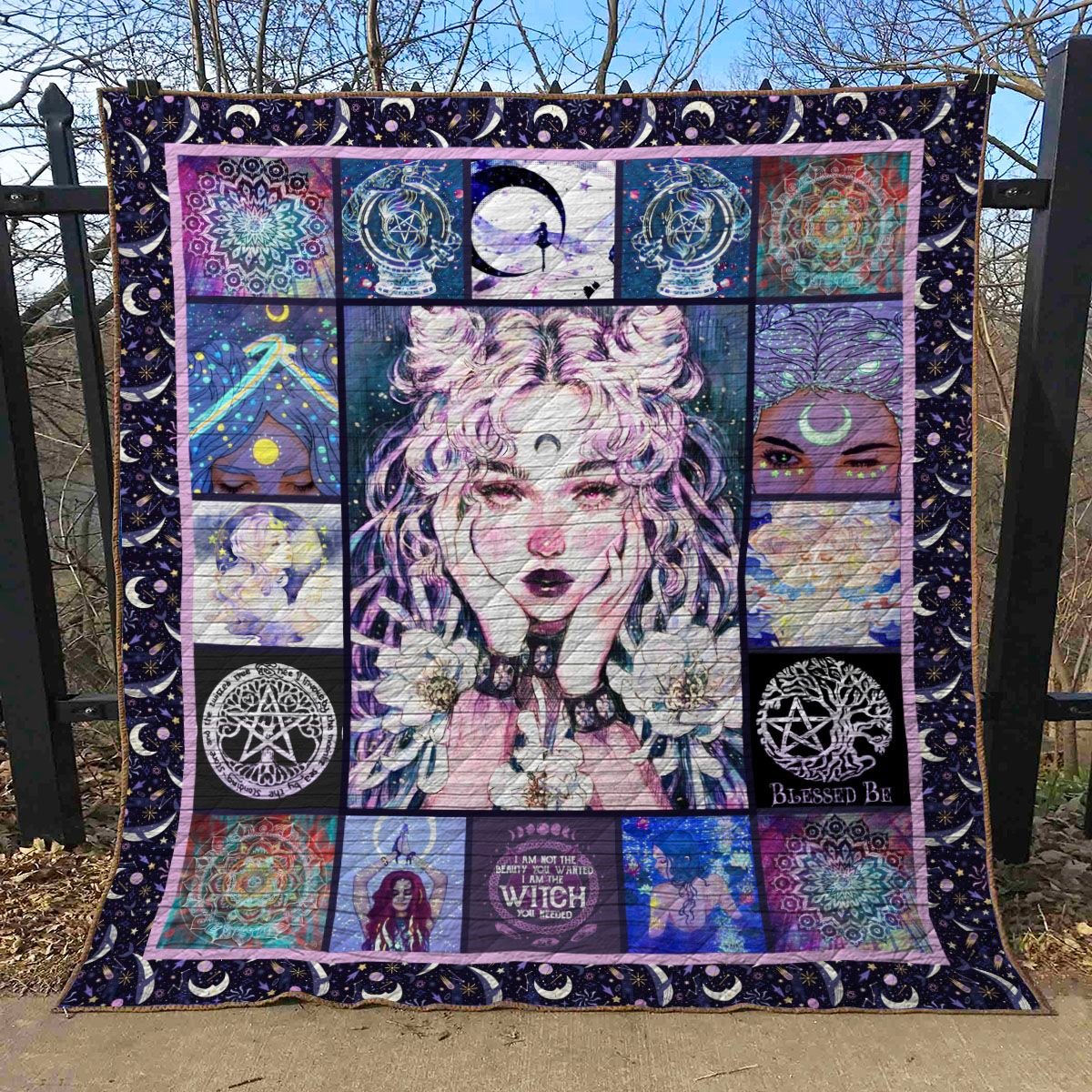 WICCA WITCH TU 3D Quilt Blanket 639