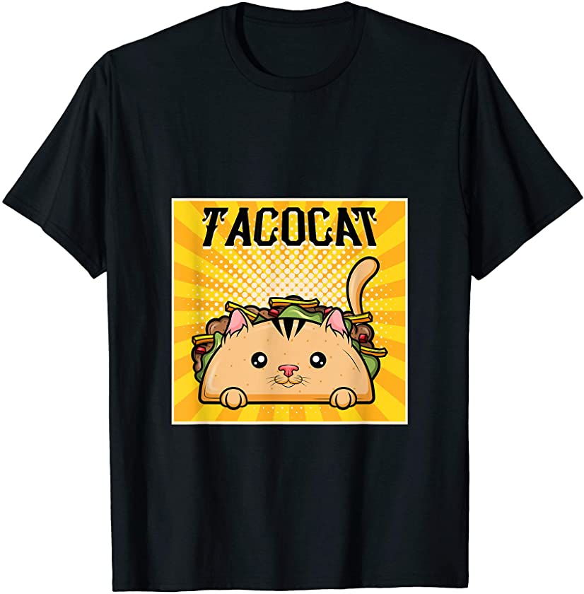 Cute Tacocat Cat Owner Gift I Kitten & Tacos Lover T-Shirt