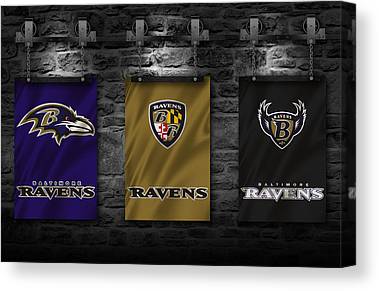 43 Baltimore Ravens Joe Hamilton Canvas Print