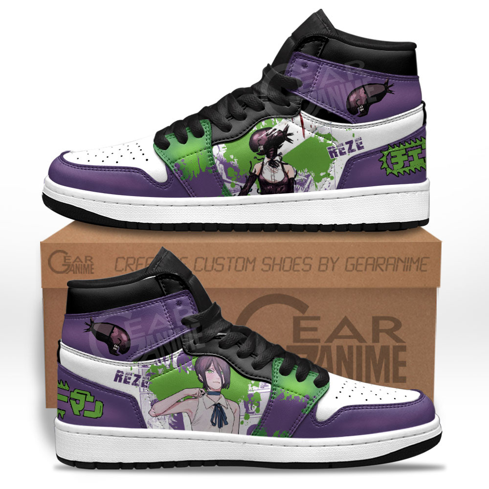 Reze Sneakers Chainsaw Man Custom Anime Shoes