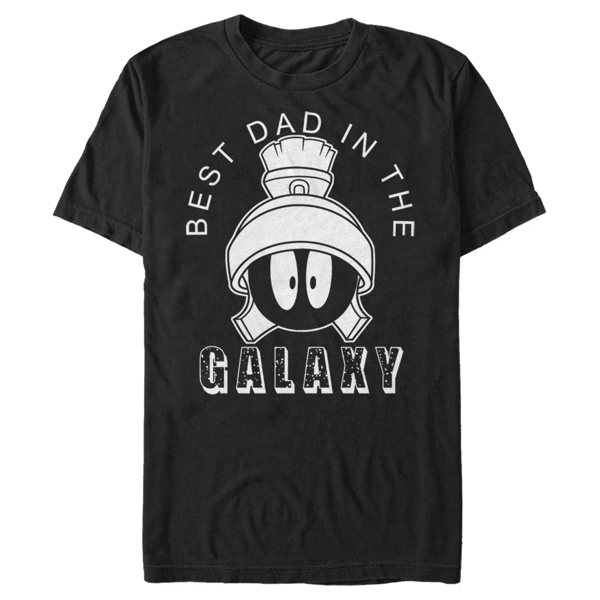 Looney Tunes Men’S Father’S Day Marvin The Martian Best Dad  T-Shirt