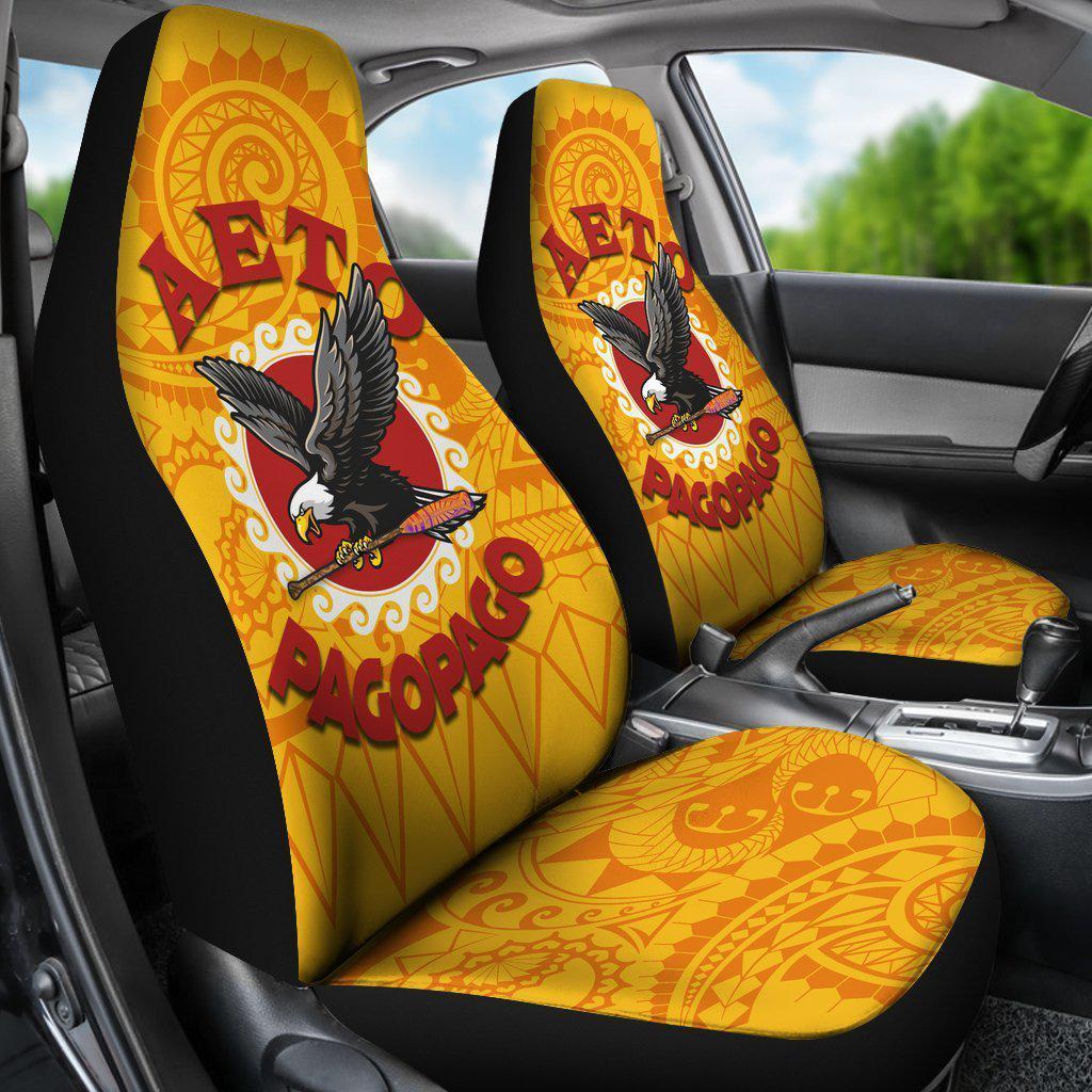 American Samoa Polynesian Aeto Pago Pago Car Seat Covers