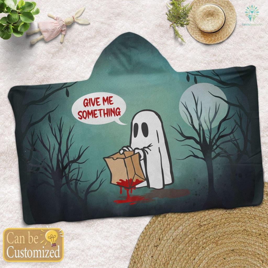 Give Me Something Ghost Halloween, Boo Halloween, Boo Pumpkin, Halloween Costumes, Halloween Hooded Blanket