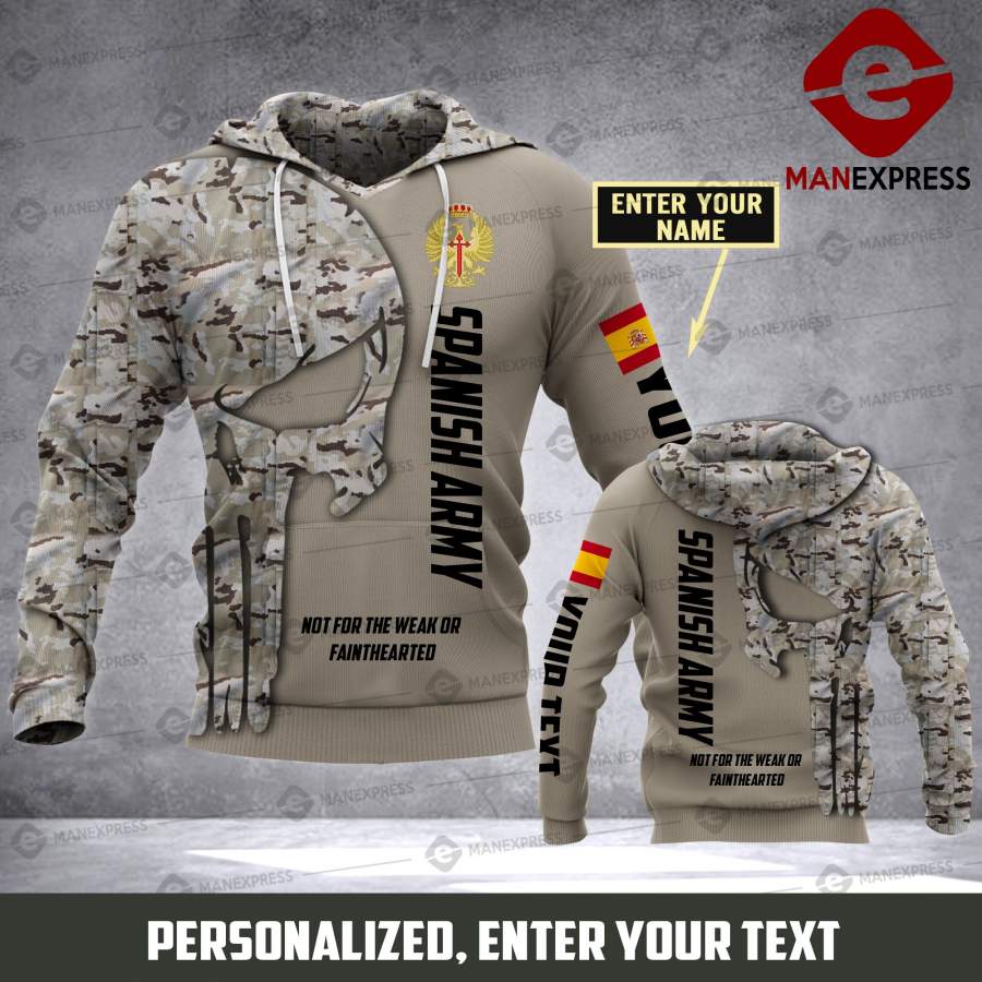 VH CUSTOMIZE SPAINISH ARMY 2802 – 3D ALL OVER PRINT