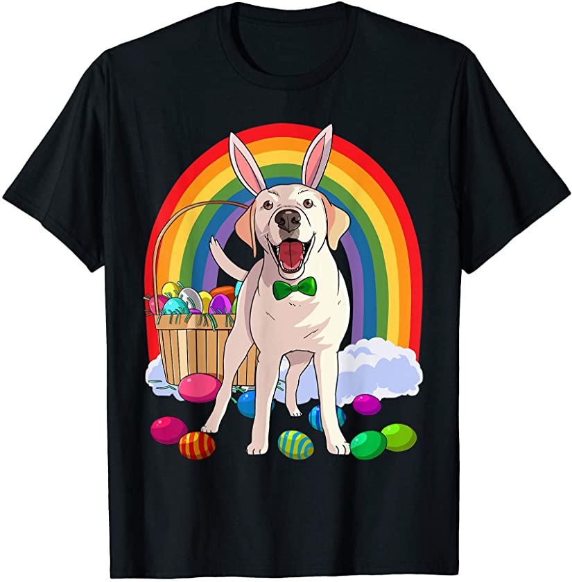 Labrador Retriever Easter Eggs Bunny Lab Dog T-Shirt