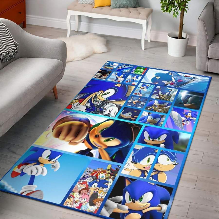 Sonic The Hedgehog FN200205 Gaming Area Rug – Floor Decor The US Decor