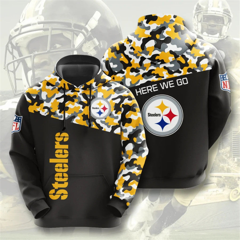 Pittsburgh Steelers Army Hoodie - MollyHomeDecor