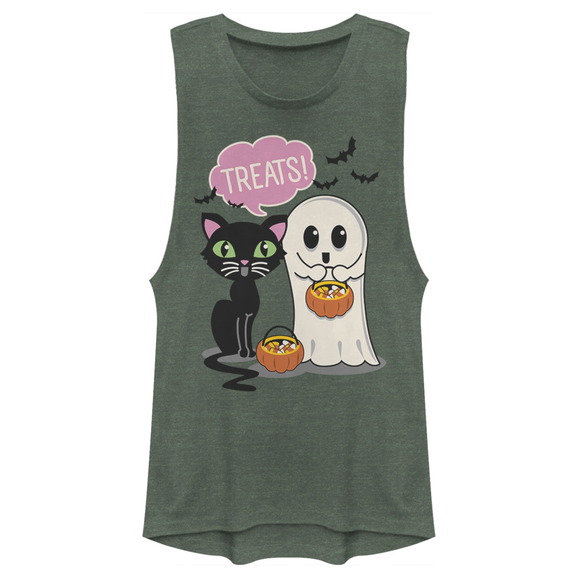 Lost Gods Junior’S Halloween Treat Friends  Festival Muscle Tee