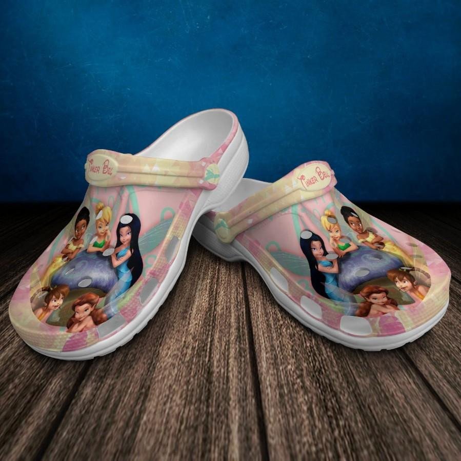 Tinkerbell And Friend Gift For Fan Classic Water Rubber Clogs Clogband Clogs, Comfy Footwear