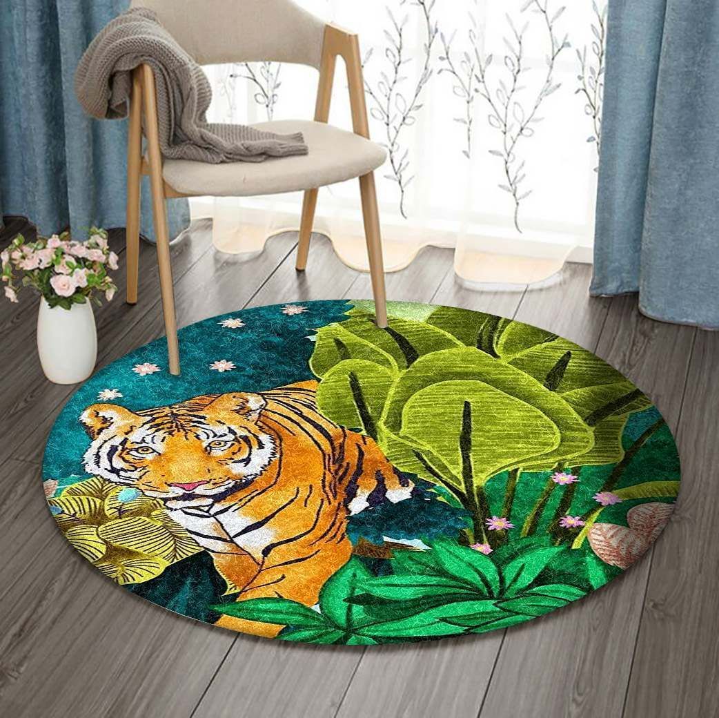 Tropical Tiger IE4728 Round Rug BEVR3007