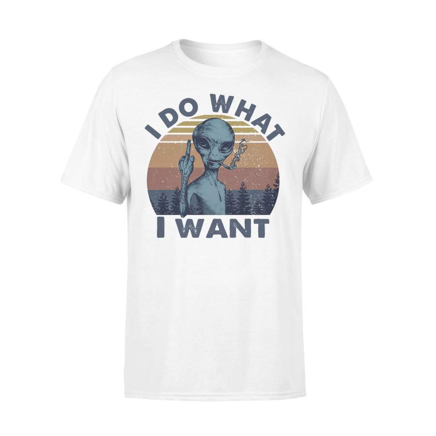 Alien I Do What I Want Vintage T-shirt