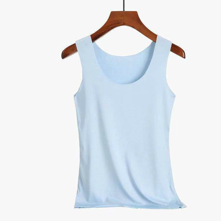 Tank Tops Summer Seamless Ice Silk Vest Women Wear Undershirt Underwear Female Students Korean-Style Slim Strap alx