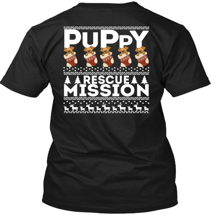 Puppy Rescue Mission T Shirt, This Girl Loves Christmas T Shirt