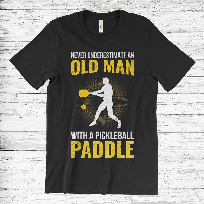 Pickleball Sport Game Lovers Player Gift T-Shirt, Vintage Funny Playing, Tournament Competition