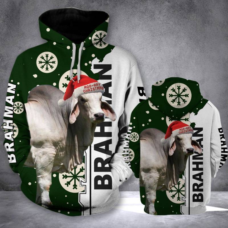 Animal Cale Xmas Animal Brahman Hoodie