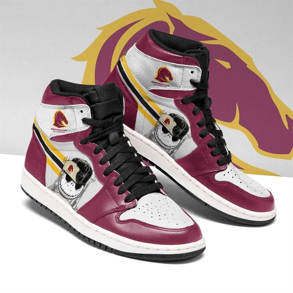 Brisbane Broncos Nrl Football Air Jordan Shoes Sport Sneakers