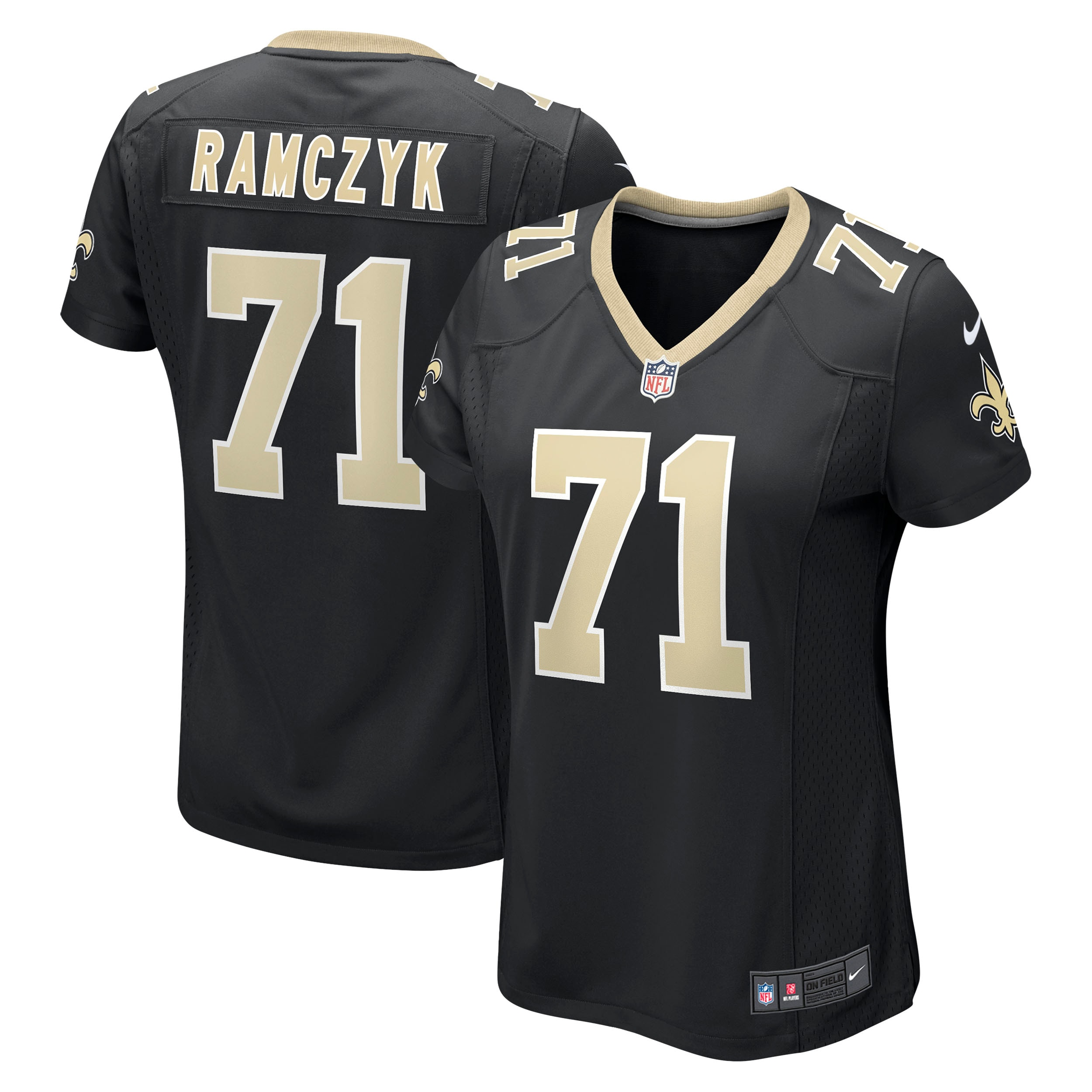 Ryan Ramczyk New Orleans Saints Women's Game Jersey – Black