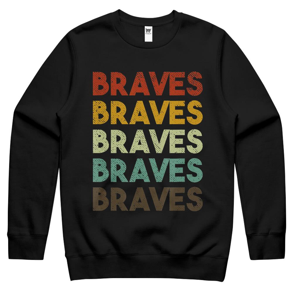 Retro Braves Crewneck Sweatshirt