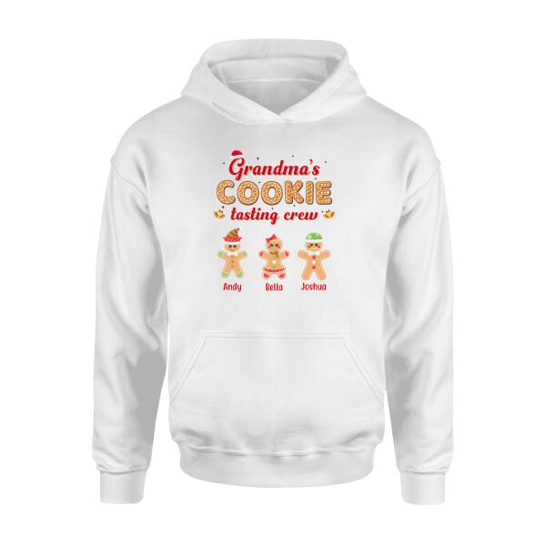 Personalized Shirt, Grandma’S Cookies Tasting Crew, Christmas Gift For Grandmother, Family