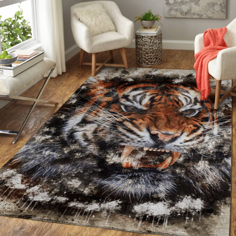 Tiger 8 – Animals Area Rug Carpet