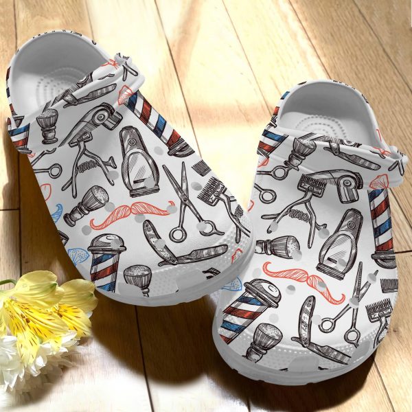 Barber Hairstylist Adults Kids Crocs Crocband Clog Shoes For Men Women Ht