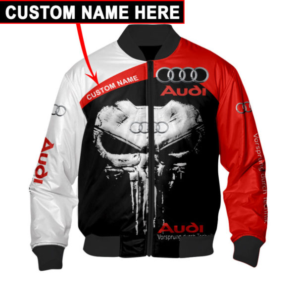 Custom Name Bomber Jacket Audi, Audi 3D Spring Autumn, Mens Casual Jacket Dg28