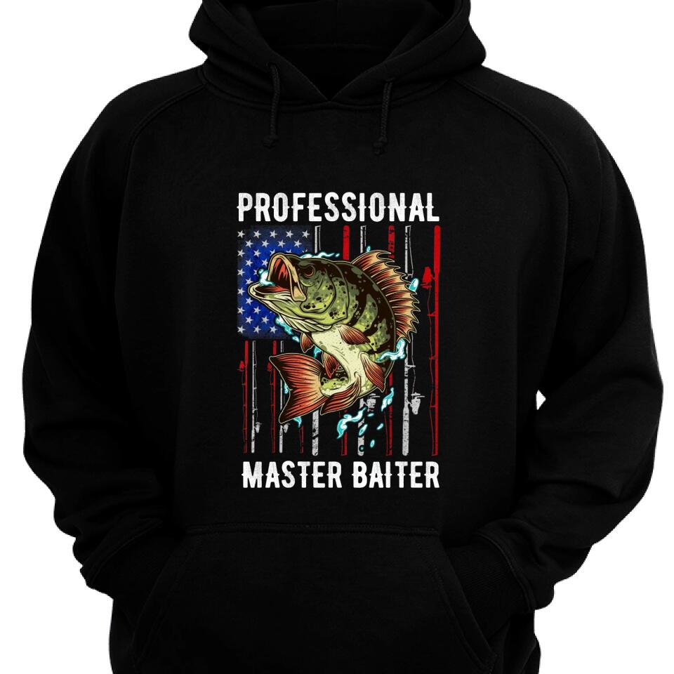 Professional Master Baiter, Special Gifts For Fishing Lovers Hoodie