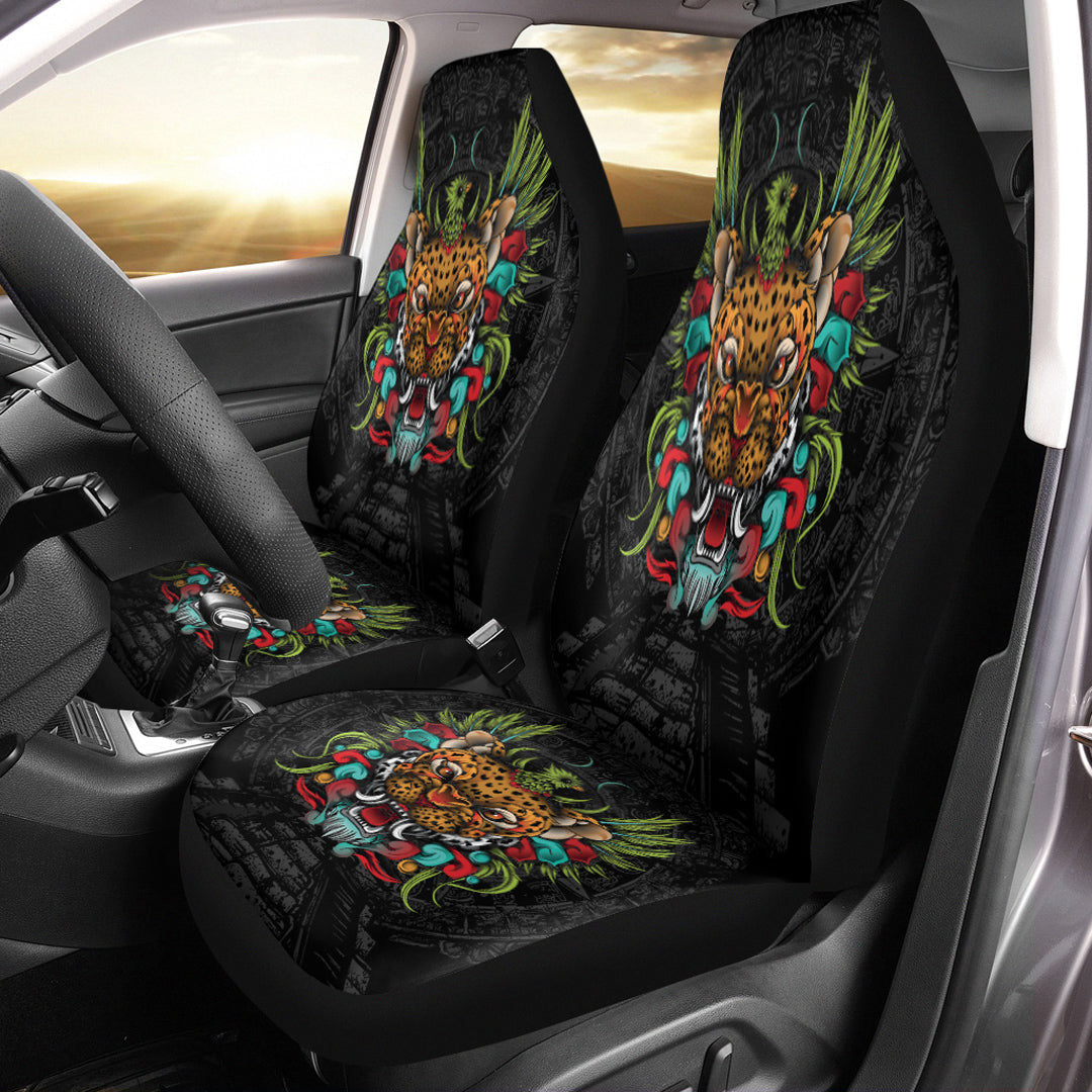 Themazicc Car Seat Covers – Mexico Jaguar Warrior Aztec Car Seat Covers A7