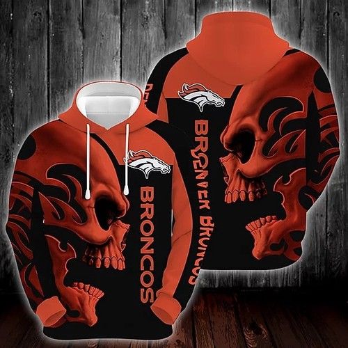 DENVER BRONCOS 3D, ed Hoodie Best Trending Gift Personalize