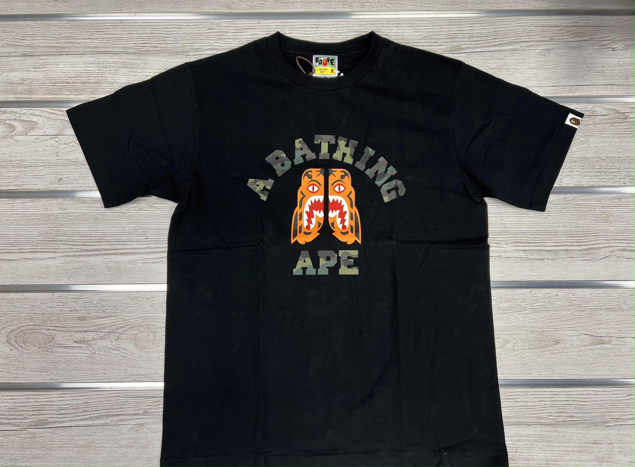 Bape Tiger Tee Black/Camo