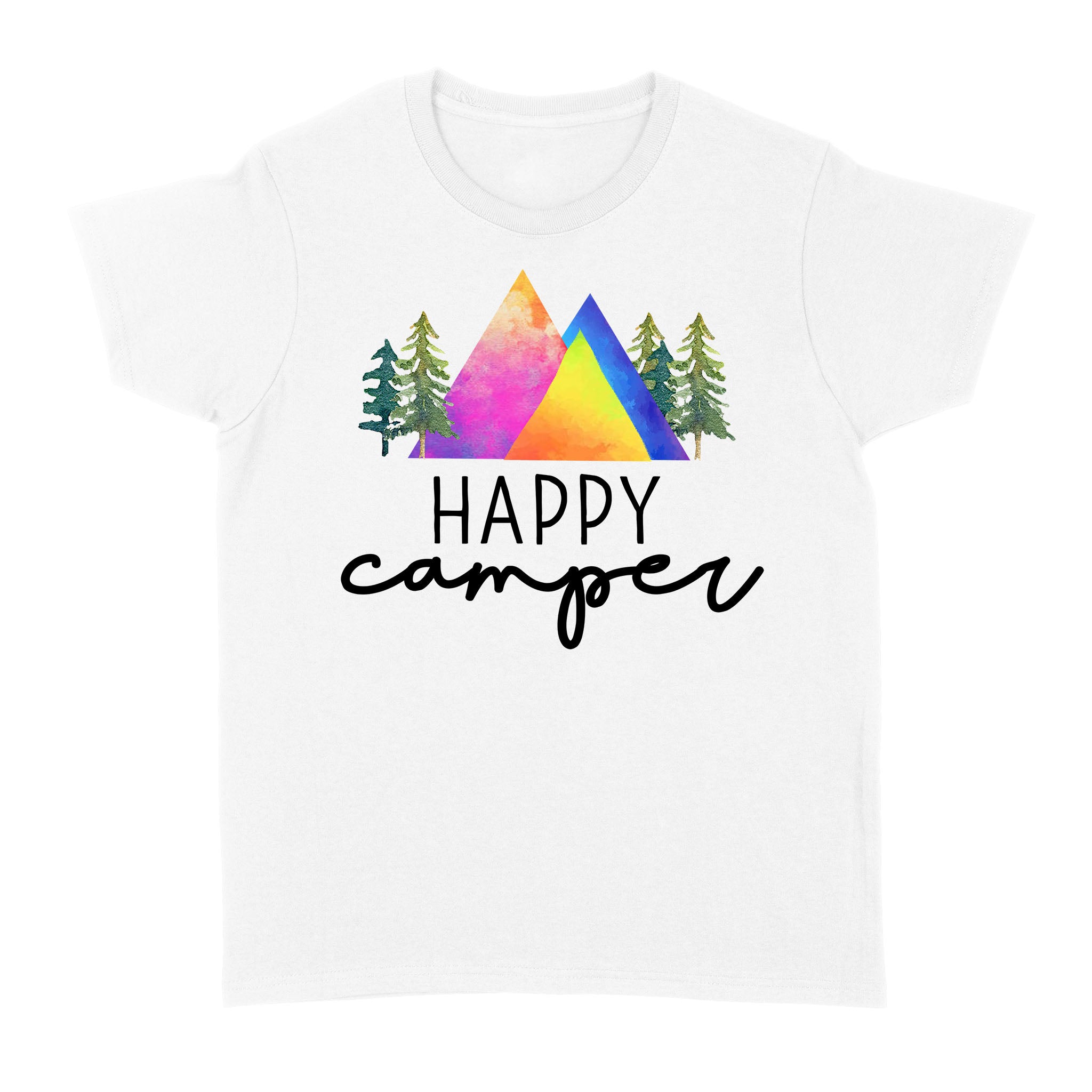 Happy Camper Shirt Camping T-Shirt For Women – Fsd1462D06