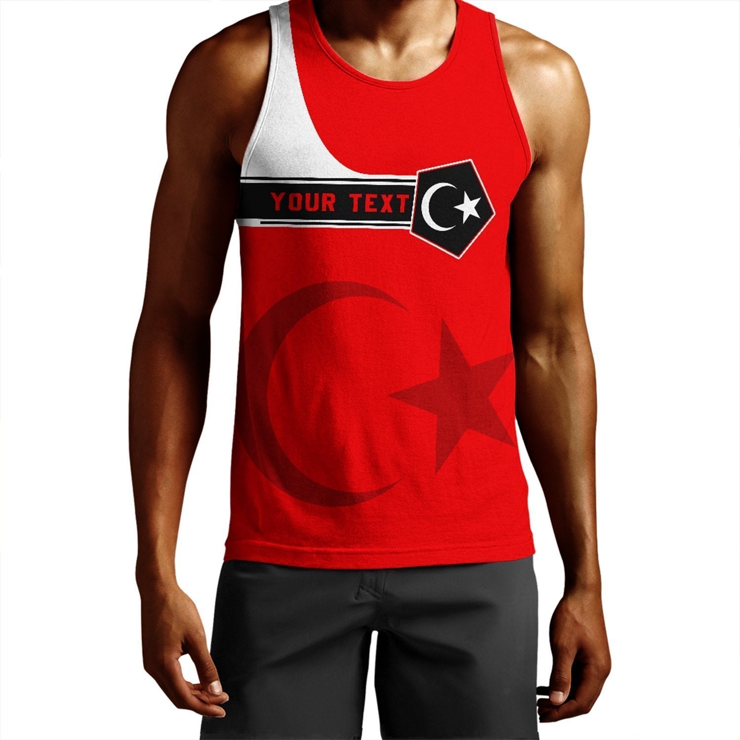 (Custom) African Tank Top – Libya Men’S Tank Top Pentagon Style