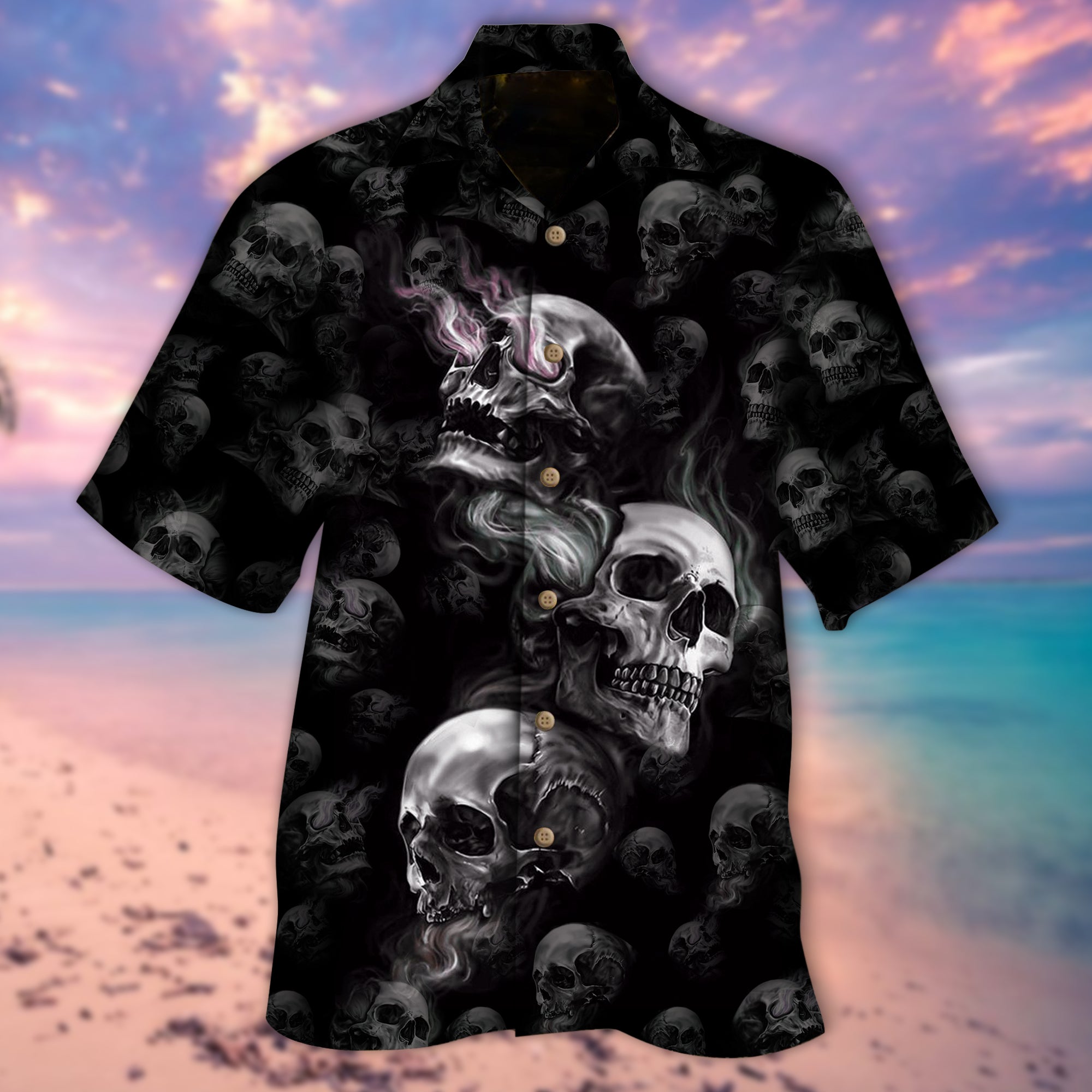 Skulls Hawaii Skull Lover Hawaii Shirt For Men Women Ha16693