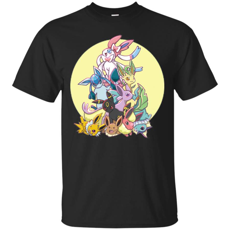 Eevee – 9 Power eevee Sylveon Eeveelution T-Shirt