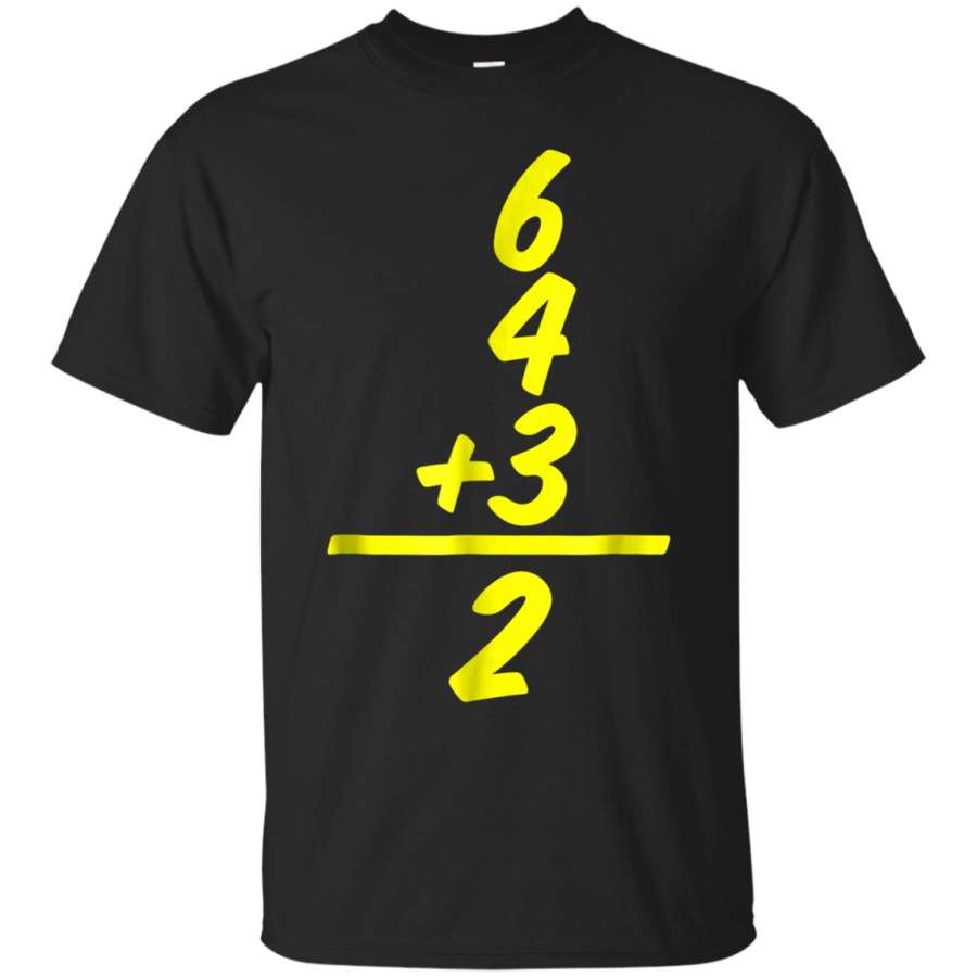 AGR 6432 Baseball Shirt Double Play Math Lover (Dark)