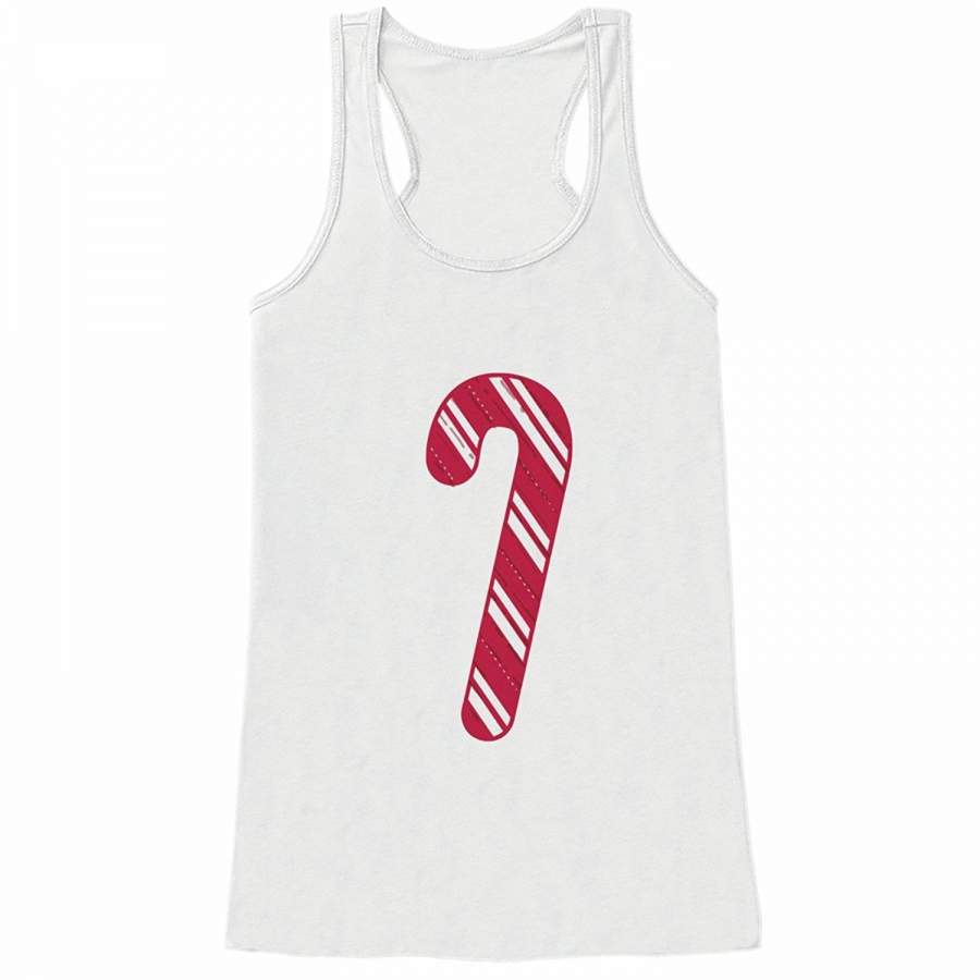 Candy Cane – Women’s White Tank Top