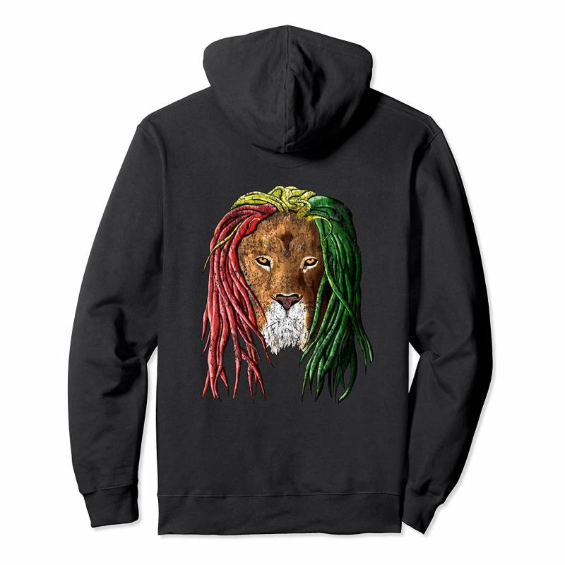 Vintage Rasta Lion Jamaican Reggae Pullover Hoodie, T-Shirt, Sweatshirt, Tank Top, Racerback, Dolman