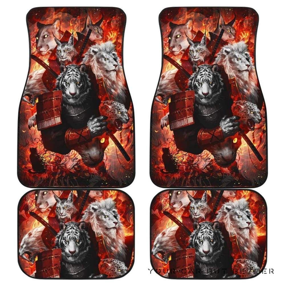 Tiger Ninja Animal Wild Car Floor Mats 173218 Personalized Car Seat Floor Mat Custom Print